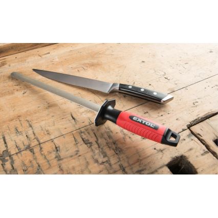 Extol Premium - Brusilno jeklo s plastjo diamantnega prahu 26 cm P400