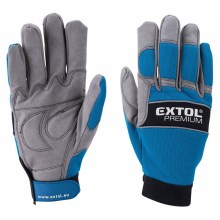Extol Premium - Delovne rokavice velikosti 10" modra/siva