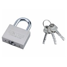 Extol Premium - Ključavnica 50 mm srebrna