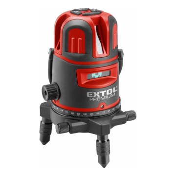 Extol Premium - Linijski križni samonivelirni laser 5V/5200 mAh IP54