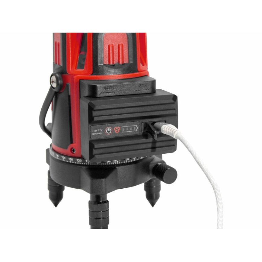 Extol Premium - Linijski križni samonivelirni laser 5V/5200 mAh IP54