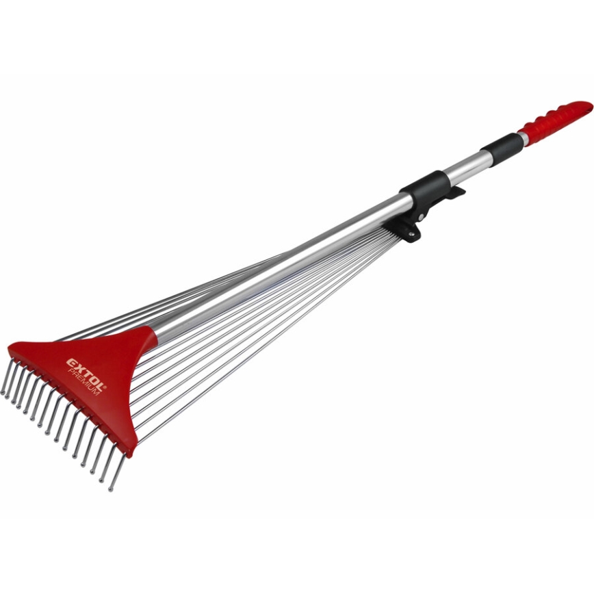 Extol Premium - Nastavljive grablje s teleskopskim ročajem 80-158 cm