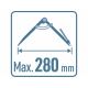 Extol Premium - Par kompasov 0-280 mm