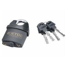 Extol Premium - Vodoodporna ključavnica 50 mm črna