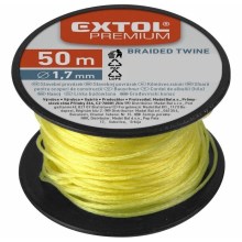 Extol Premium - Vrv 1,7mm x 50m rumena