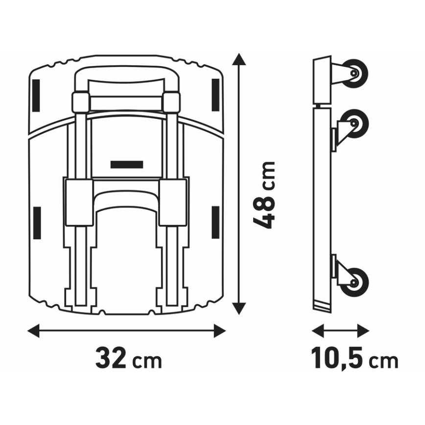Extol Premium - Zložljiv voziček