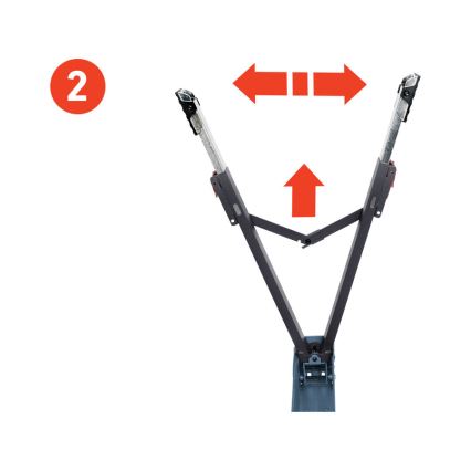 Extol Premium - Zložljiva gradbena koza