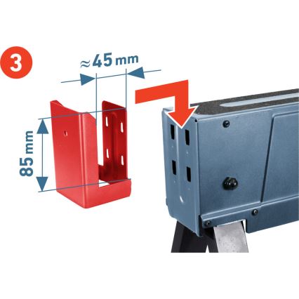 Extol Premium - Zložljiva gradbena koza
