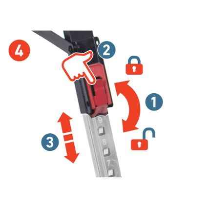 Extol Premium - Zložljiva gradbena koza