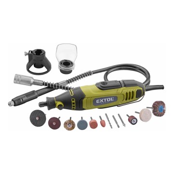 Extol - Ravna brusilka z gibljivim nastavkom 135W/230V