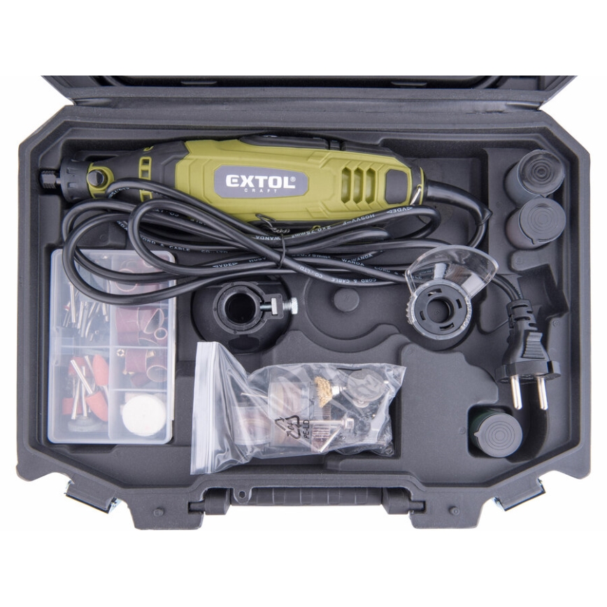 Extol - Ravna brusilka z gibljivim nastavkom 135W/230V