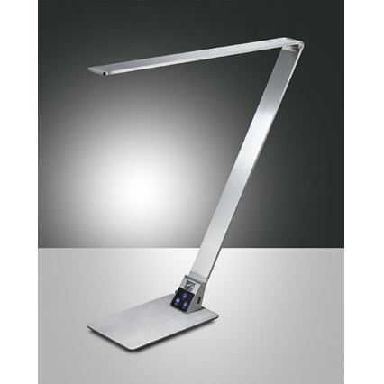 Fabas 3265/30/212 - LED Zatemnitvena namizna svetilka WASP LED/12W/230V 3000/4000/5000K mat krom