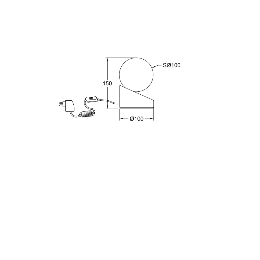 Fabas Luce 3360-30-178 - LED Zatemnitvena namizna svetilka na dotik GRAVITY LED/5W/230V mat krom