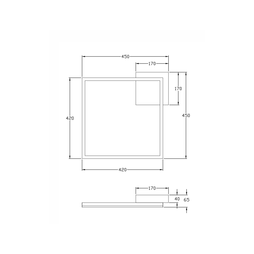 Fabas Luce 3394-61-225 - LED Zatemnitvena stropna svetilka BARD LED/39W/230V 3000K zlata