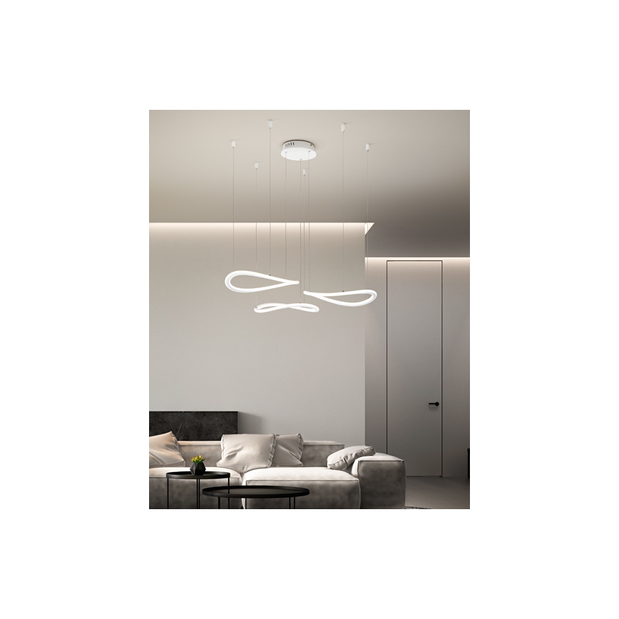 Fabas Luce 3711-47-102 - LED Lestenec na vrvici TIRRENO LED/50W/230V
