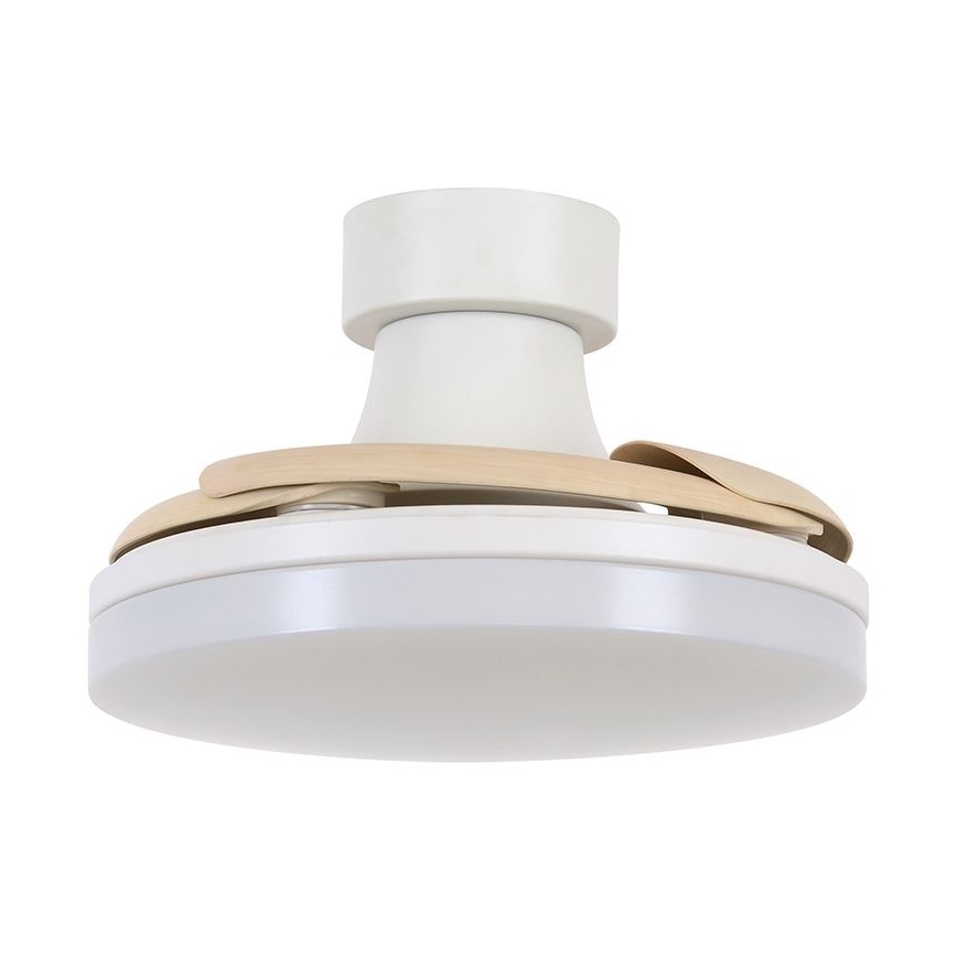 FANAWAY 210664 - LED Zatemnitveni stropni ventilator ORBIT LED/25W/230V bež/bela + Daljinski upravljalnik