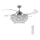 FANAWAY 212923 - LED Stropni ventilator VEIL 6xE14/4,5W/230V sijajni krom + Daljinski upravljalnik