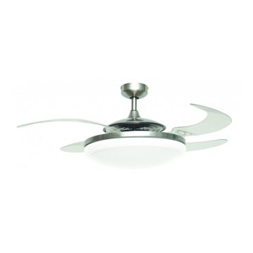 FANAWAY 212931 - Stropni ventilator EVO2 3xE27/20W/230V mat krom