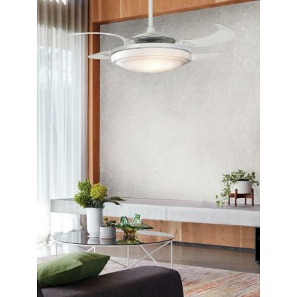 Lucci Air 212980 - Stropni ventiláator FANAWAY EVORA 2xE27/15W/230V