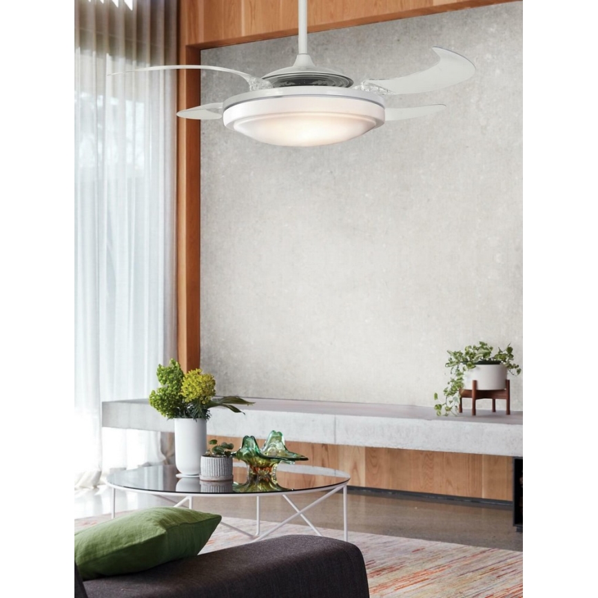 Lucci Air 212980 - Stropni ventiláator FANAWAY EVORA 2xE27/15W/230V