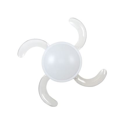 FANAWAY 212982 - Stropni ventilator EVORA 2xE27/20W/230V sijajni krom + Daljinski upravljalnik