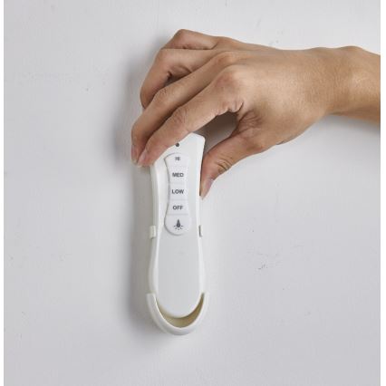 FANAWAY 212982 - Stropni ventilator EVORA 2xE27/20W/230V sijajni krom + Daljinski upravljalnik