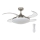 FANAWAY 212982 - Stropni ventilator EVORA 2xE27/20W/230V sijajni krom + Daljinski upravljalnik