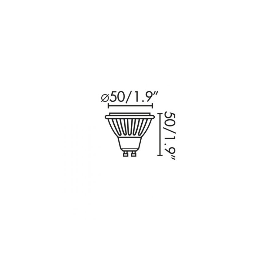 Faro 17316 - LED Žarnica GU10/8W/230V 2700K