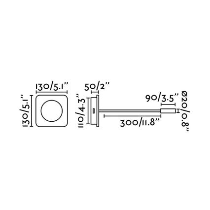 FARO 20060 - LED Fleksibilna mala svetilka MOOD LED/2W/230V