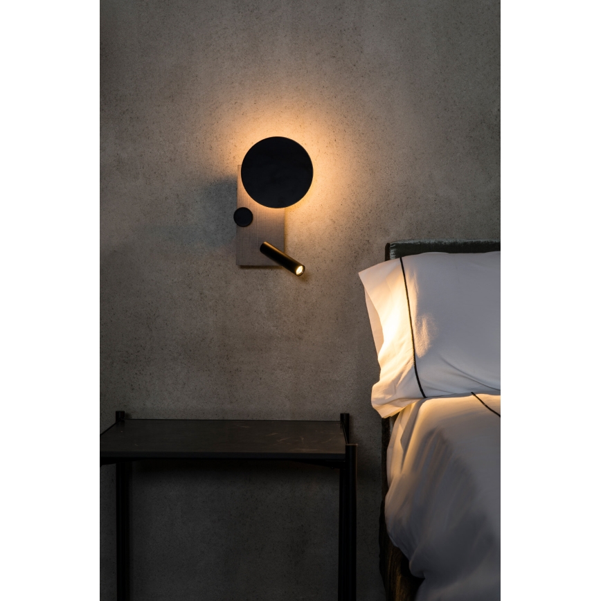 FARO 20066 - LED Zatemnitvena mala stenska svetilka KLEE LED/10W/230V + LED/3W levo