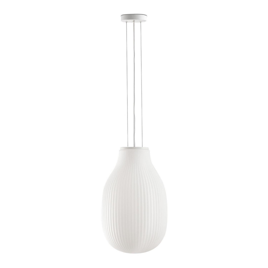 FARO 28300 - Lestenec na vrvici ISABELLE 1xE27/15W/230V pr. 31 cm bela