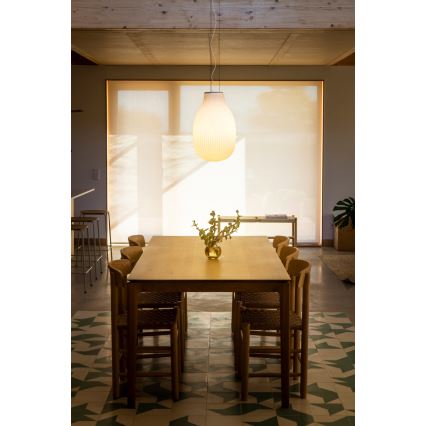 FARO 28300 - Lestenec na vrvici ISABELLE 1xE27/15W/230V pr. 31 cm bela