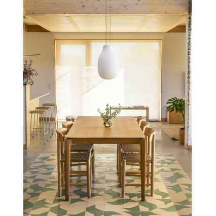 FARO 28300 - Lestenec na vrvici ISABELLE 1xE27/15W/230V pr. 31 cm bela