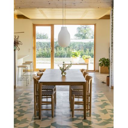 FARO 28300 - Lestenec na vrvici ISABELLE 1xE27/15W/230V pr. 31 cm bela