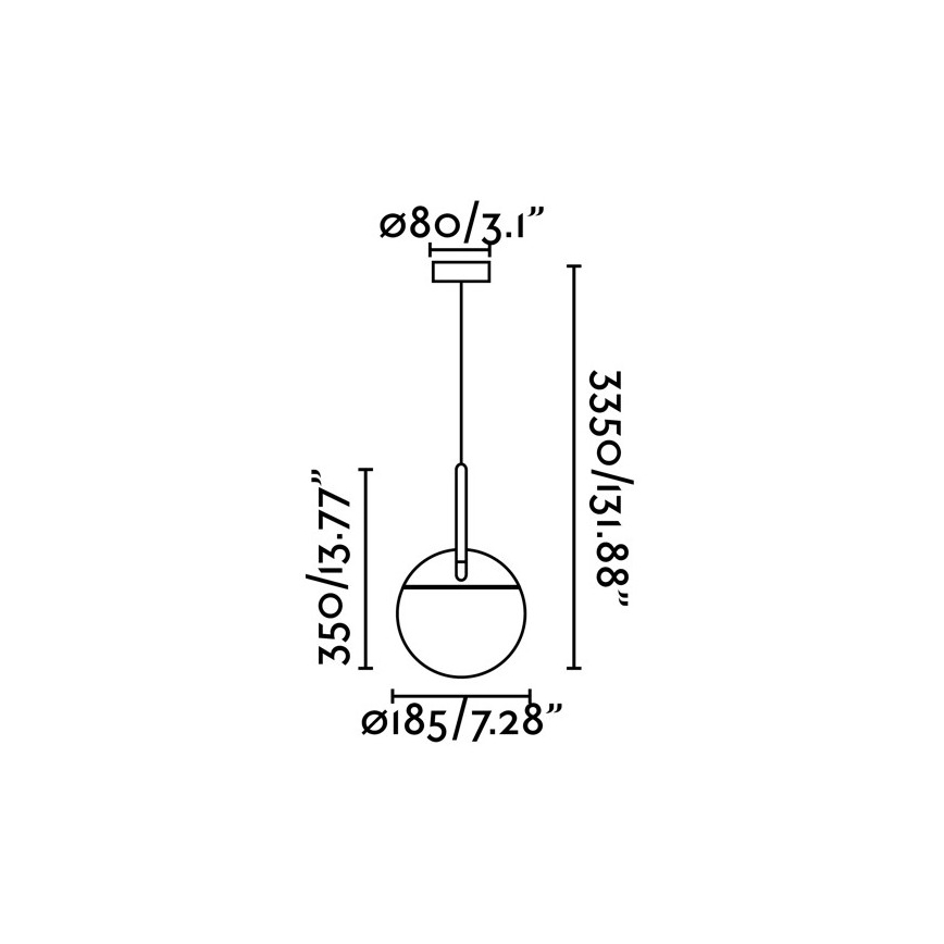 FARO 28375 - Lestenec na vrvici MINE 1xE27/40W/230V