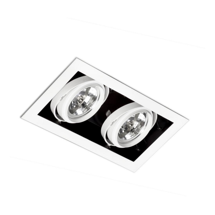 FARO 3030201 - Vgradna svetilka GINGKO 2xG53/100W/230V