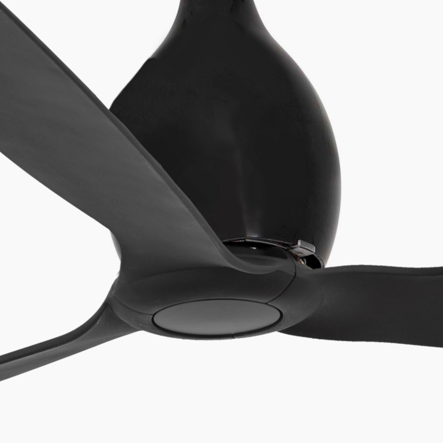 FARO 32030 - Stropni ventilator MINI ETERFAN črna pr. 128 cm + Daljinski upravljalnik