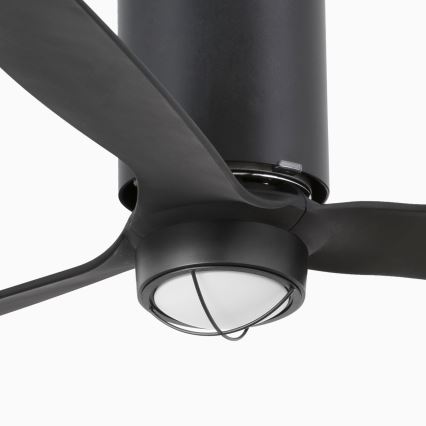 FARO 32043WP-10 - LED Stropni ventilator MINI TUBE FAN LED/16W/230V Wi-Fi črna pr. 128 cm + Daljinski upravljalnik