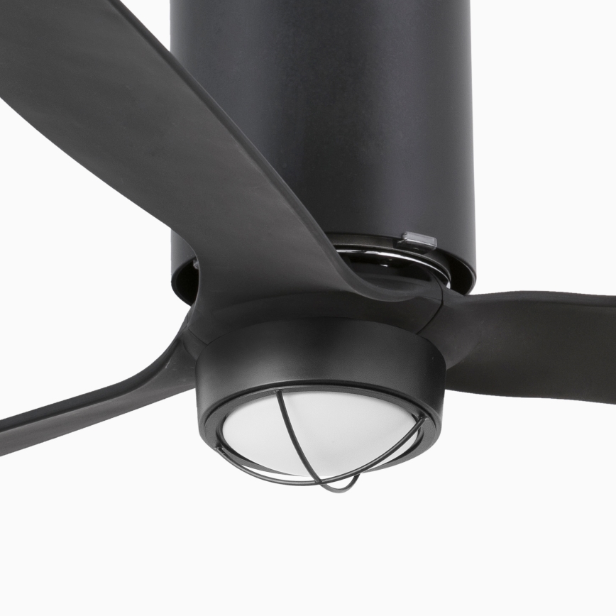 FARO 32043WP-10 - LED Stropni ventilator MINI TUBE FAN LED/16W/230V Wi-Fi črna pr. 128 cm + Daljinski upravljalnik