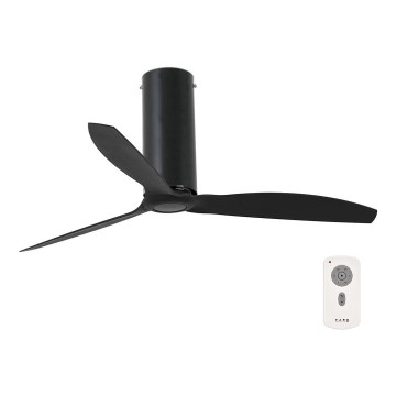 FARO 32060 - Stropni ventilator TUBE FAN črna + Daljinski upravljalnik