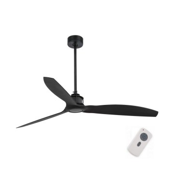 FARO 32100 - Stropni ventilator JUST FAN pr. 128 cm črna + Daljinski upravljalnik