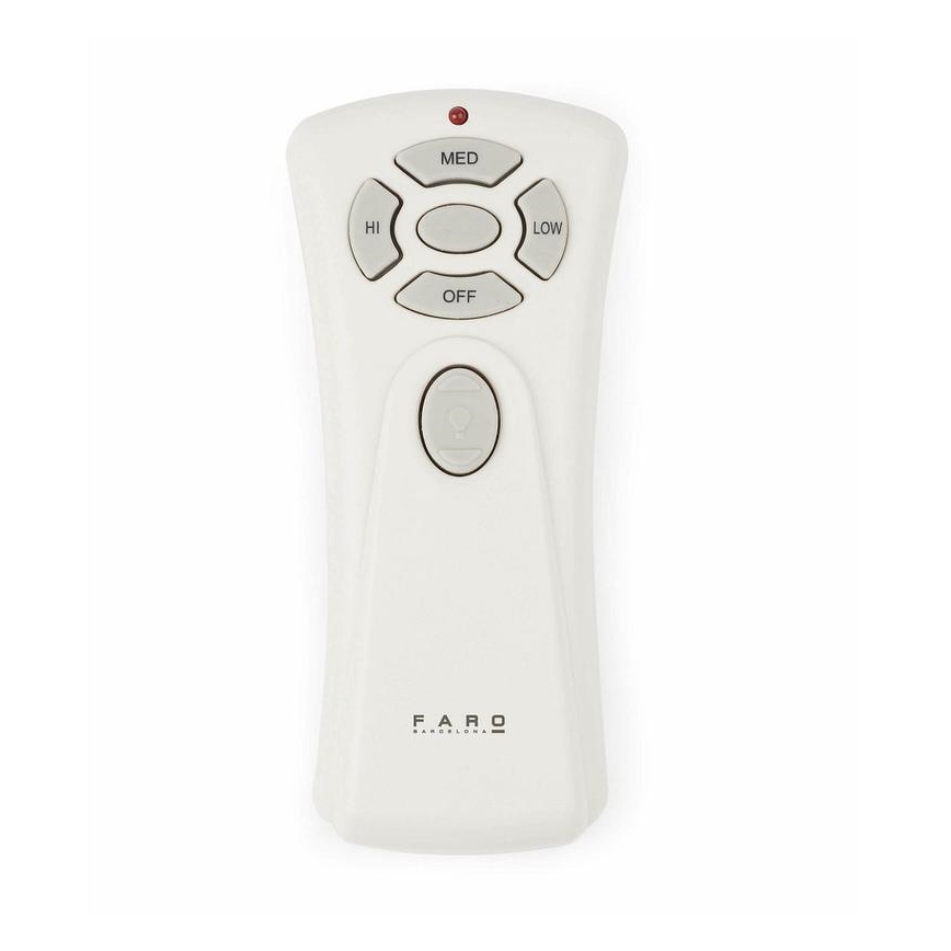 FARO 33370DC - Stropni ventilator LANTAU rjava/mat krom pr. 132 cm + Daljinski upravljalnik
