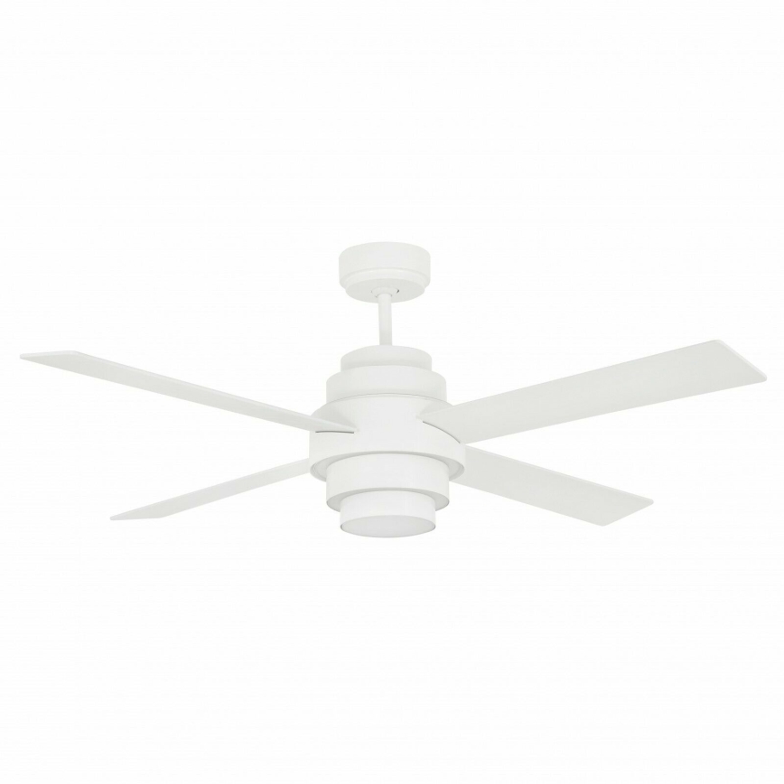 FARO 33397 - LED Stropni ventilator DISC FAN 2xLED/35W/230V bela + Daljinski upravljalnik