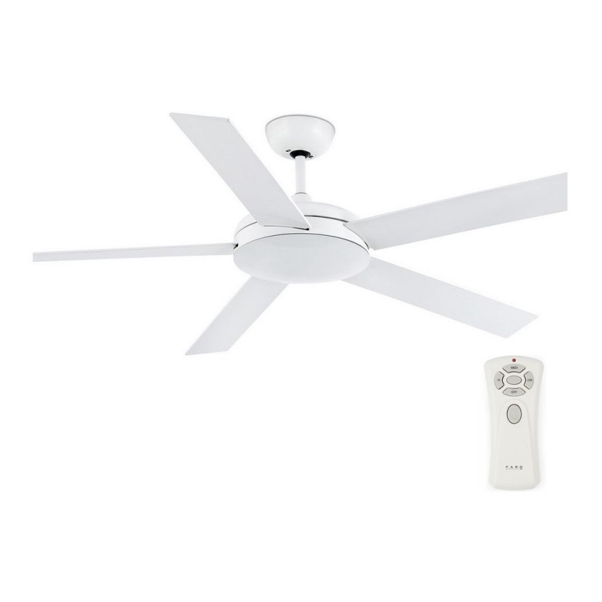FARO 33420 - Stropni ventilator NOVA bela/rjava