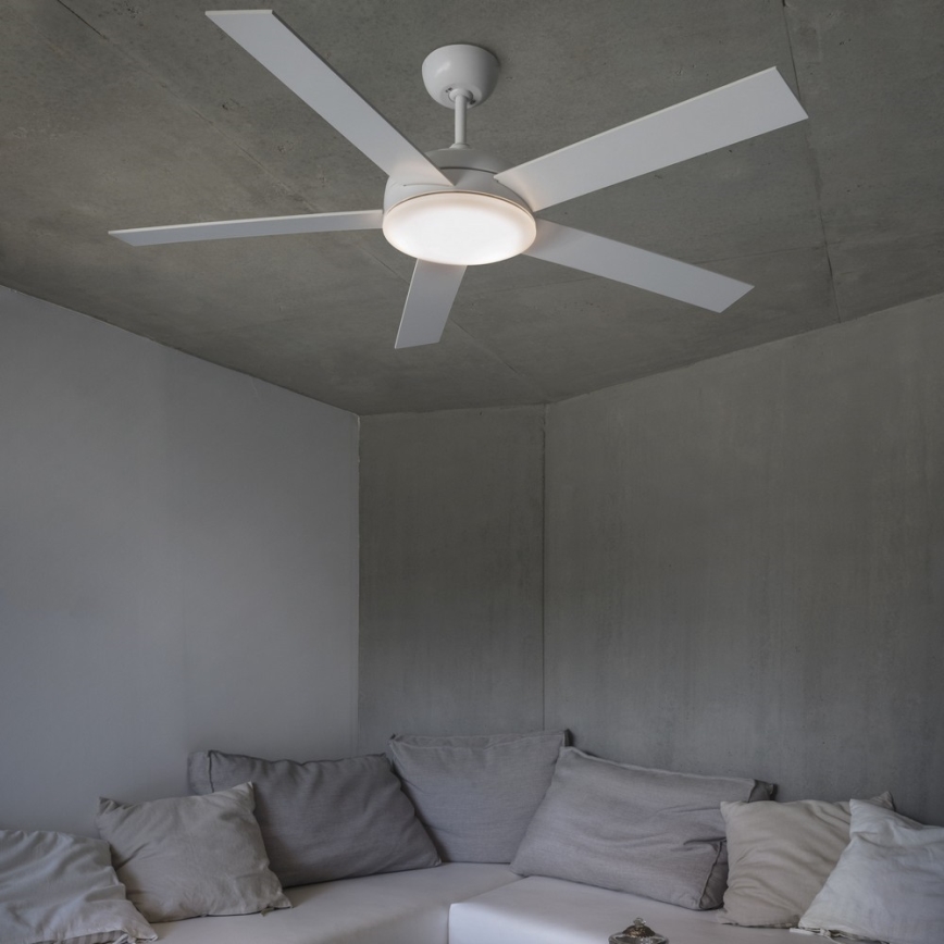FARO 33420 - Stropni ventilator NOVA bela/rjava