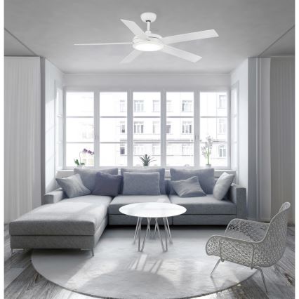 FARO 33420 - Stropni ventilator NOVA bela/rjava