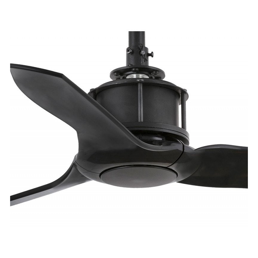 FARO 33424 - Stropni ventilator JUST FAN črna pr. 81 cm + Daljinski upravljalnik
