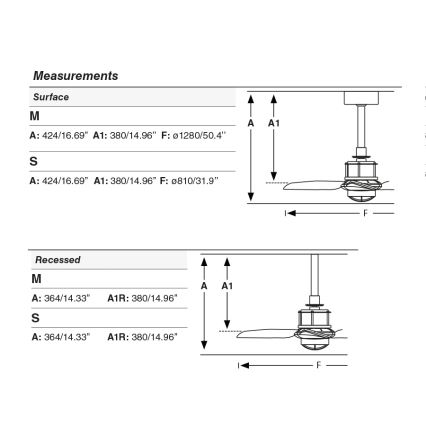 FARO 33424WT1N - Zatemnljiv LED stropni ventilator JUST FAN z LED/16W/230V premer 81 cm črna Wi-Fi Tuya + daljinski upravljalnik