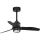 FARO 33424WT1N - Zatemnljiv LED stropni ventilator JUST FAN z LED/16W/230V premer 81 cm črna Wi-Fi Tuya + daljinski upravljalnik