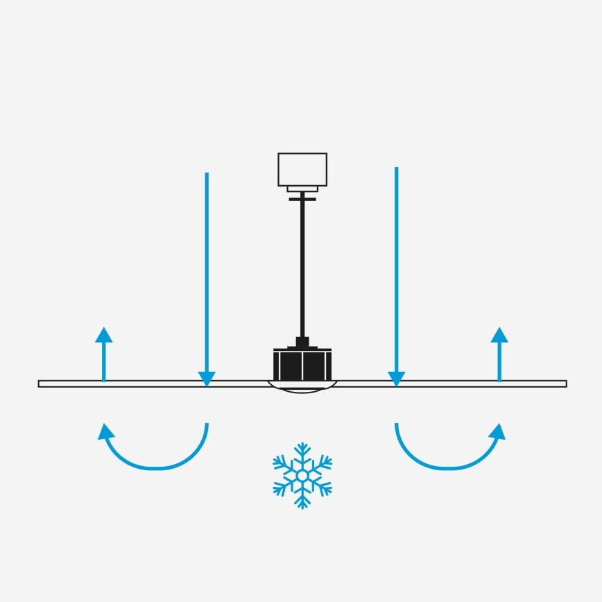 FARO 33428WT - Stropni ventilator JUST FAN S, premer 81 cm, rjava/medenina, Wi-Fi Tuya + daljinski upravljalnik